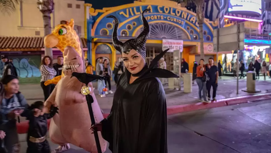 Exitosa celebraci�n de Halloween en la Avenida Revoluci�n