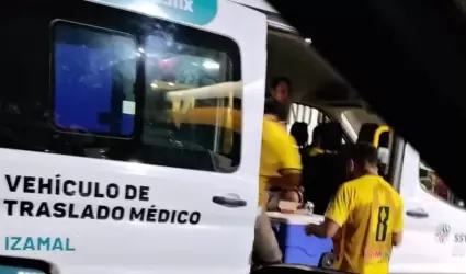 Una ambulancia fue utilizada como "cantina" en Izamal, Yucatn