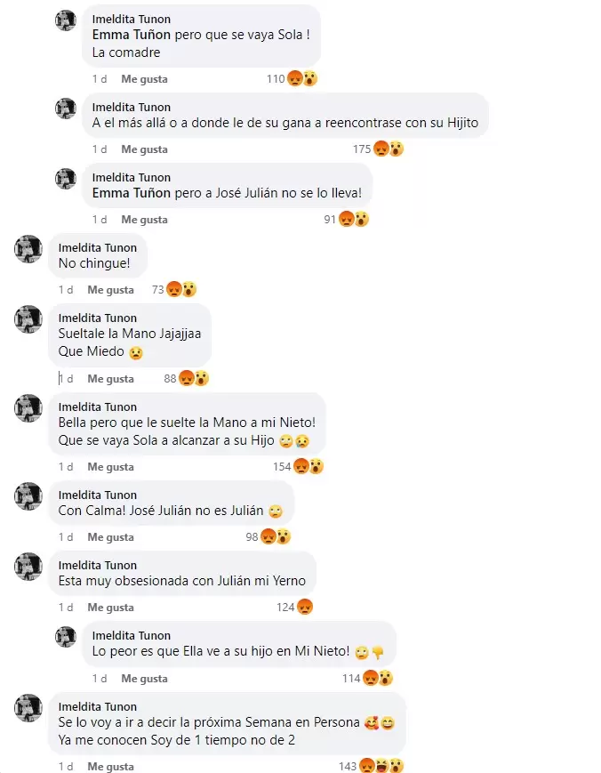 Comentarios se�ora Imeldita