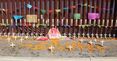 Dedican altar de muertos a migrantes fallecidos intentando cruzar a EU