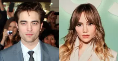 Robert Pattinson y Suki Waterhouse.