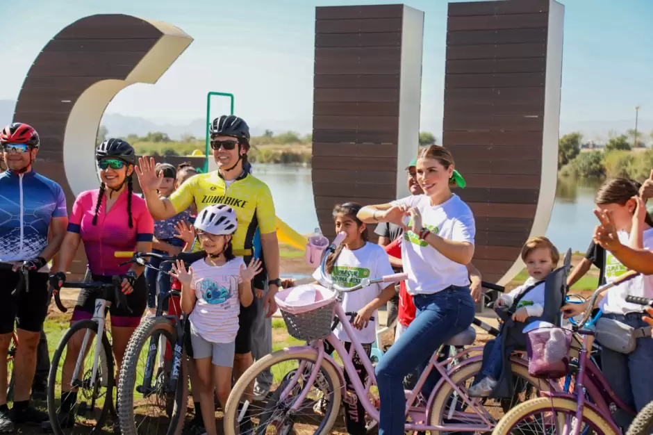 Presenta Marina del Pilar primera etapa del parque Laguna Mxico en Mexicali