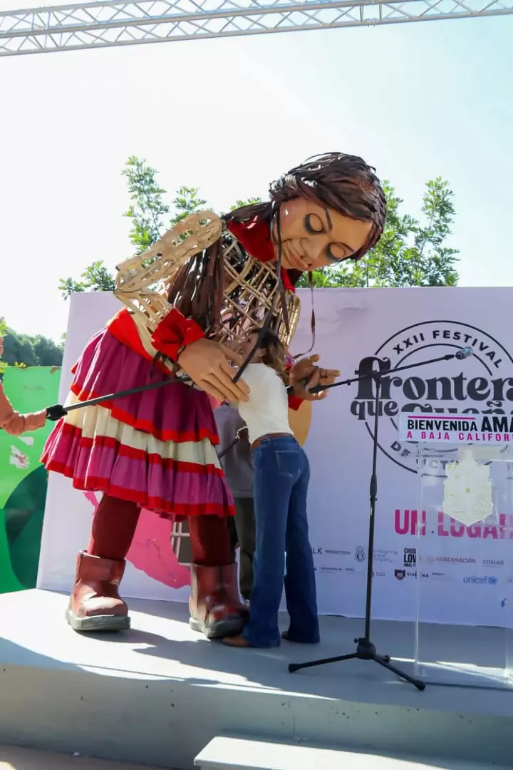 Da Marina del Pilar bienvenida a Amal y rinde honor a la ni�ez migrante