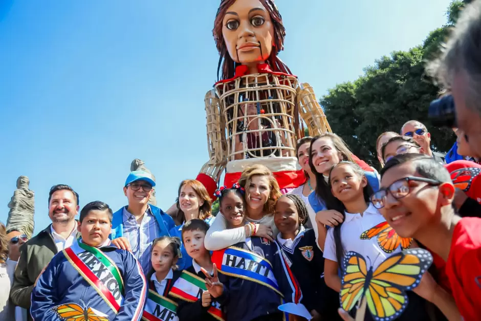 Da Marina del Pilar bienvenida a Amal y rinde honor a la ni�ez migrante