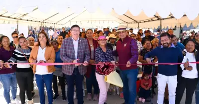 Obra de pavimentaci�n en Ejido Mariano Matamoros