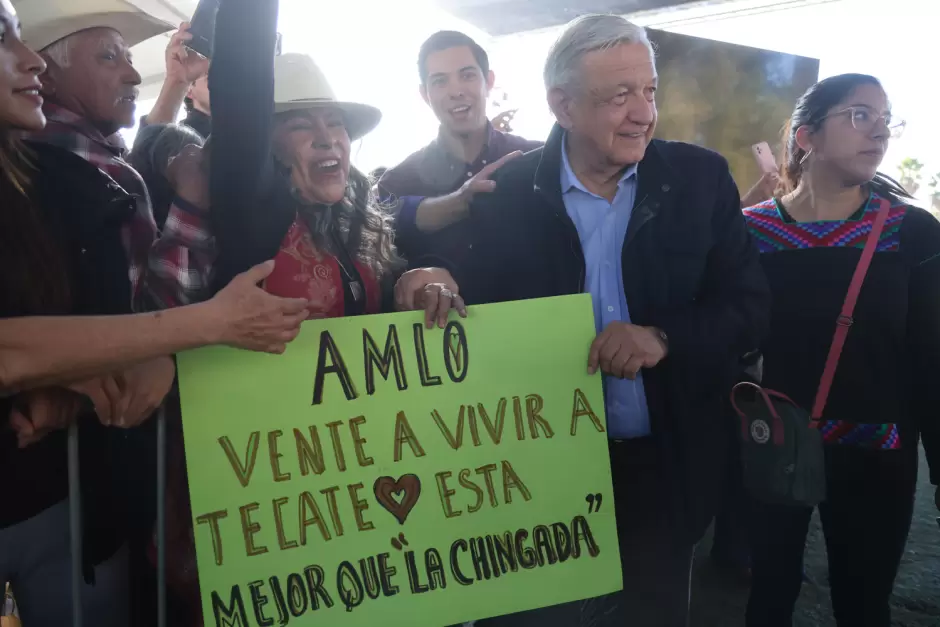 Andrs Manuel Lpez Obrador en Tecate