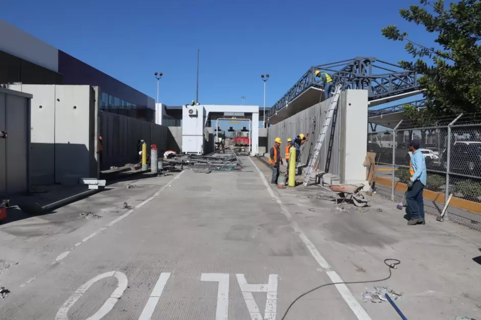 ANAM realiza adecuaciones en cruce fronterizo de puerta M�xico
