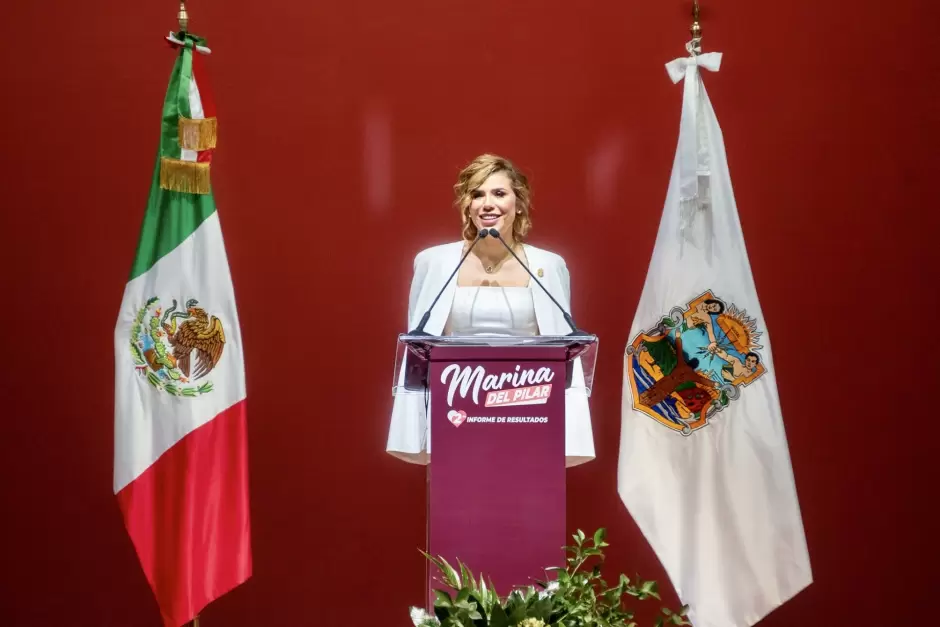 Marina del Pilar rinde segundo informe de gobierno