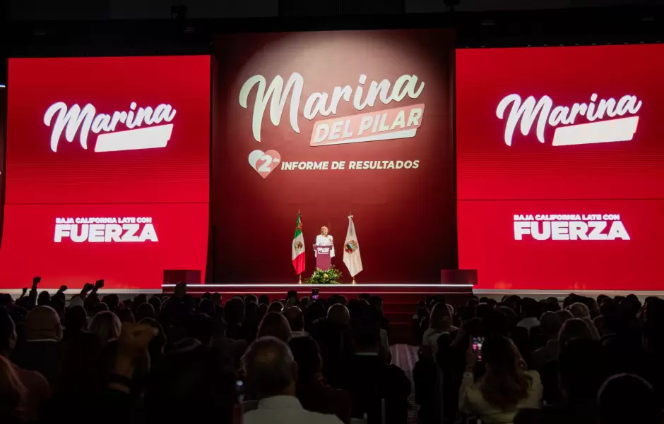 Marina del Pilar rinde segundo informe de gobierno