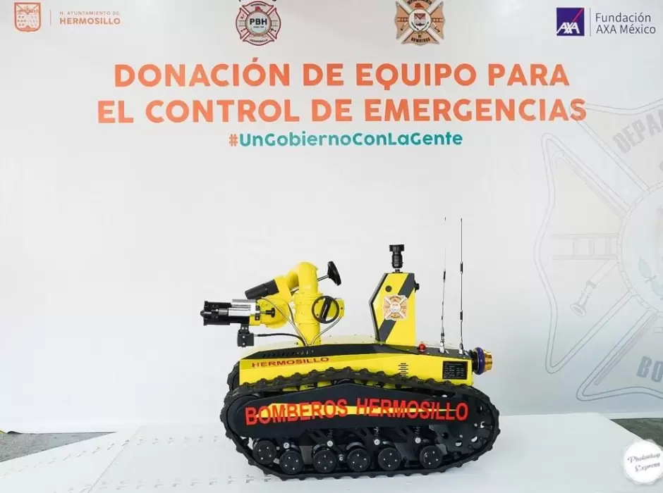 Robot donado a bomberos