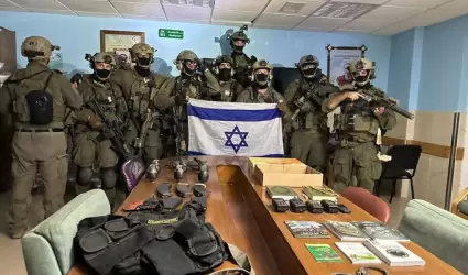 Ejército israelí en el hospital de Al Shifa