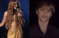 Por primera vez Shakira "comparte" escenario con sus hijos