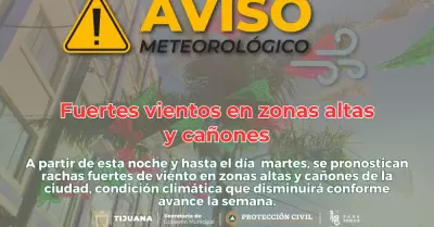 Fuertes vientos