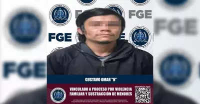 Vinculado por violencia familiar y sustracci�n de menores