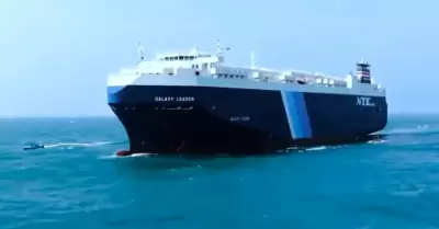 Rebeldes hutes de Yemen secuestraron el domingo el barco Galaxy Leader en el ma