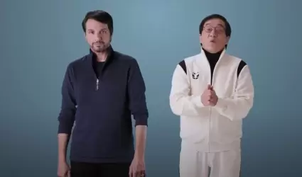 Ralph Macchio y Jackie Chan.