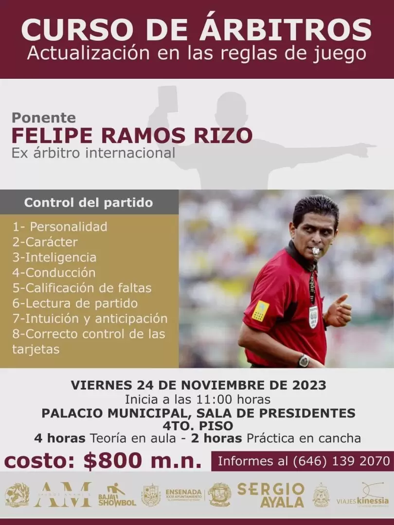 Curso de �rbitros con Felipe Ramos Rizo