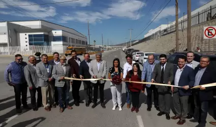 Reconocen obras del Ayuntamiento de Tijuana en zona industrial de Otay