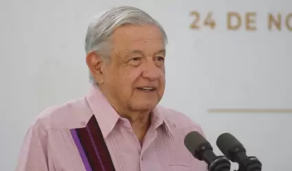 Andrs Manuel Lpez Obrador en su conferencia de este viernes 24 de noviembre