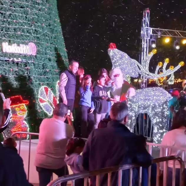 Inauguraci�n de la iluminaci�n navide�a