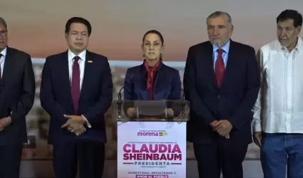 Presenta Claudia sheinbaum a su equipo de precampa�a