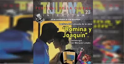 Se presenta lectura dramatizada de la obra "Romina y Joaquín" en el Festival Tij