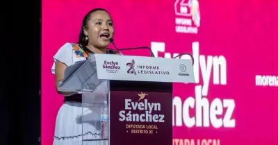 Ride diputada Evelyn S�nchez S�nchez su segundo informe de actividades legislati