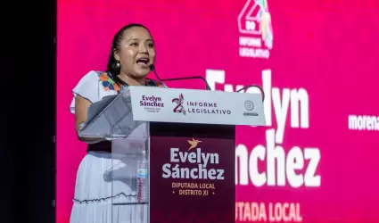 Ride diputada Evelyn S�nchez S�nchez su segundo informe de actividades legislati
