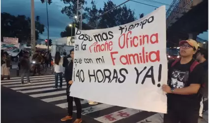 Manifestaci�n j�venes