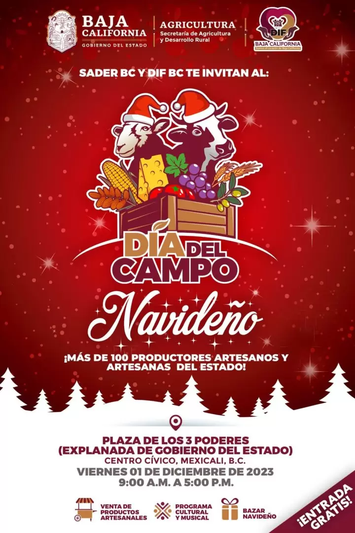 Invitan al D�a del campo navide�o en explanada de los Tres Poderes