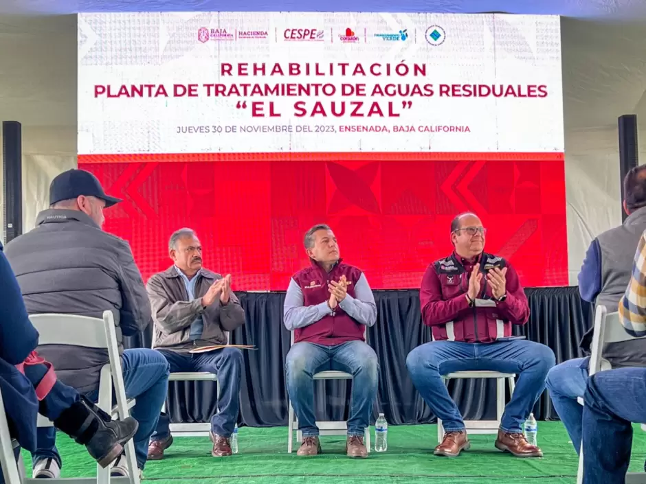 Inicia rehabilitación de la planta de tratamiento de aguas residuales "El Sauzal"
