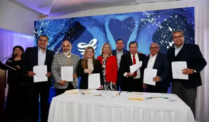 Canaco Tijuana y el Baja Health Clúster firman convenio de colaboración
