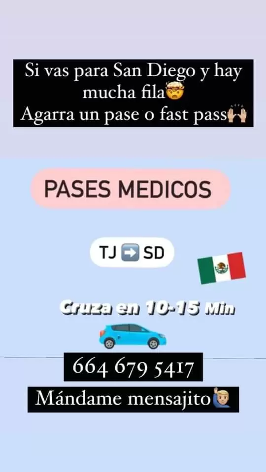 Venta irregular de pases m�dicos