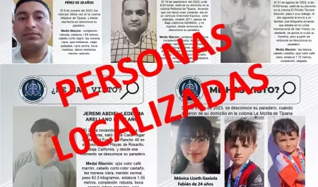 Lozalizan a siete personas reportadas como desaparecidas