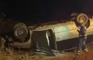 Volcamiento de camioneta en carretera a San Miguel de Horcasitas deja un lesionado