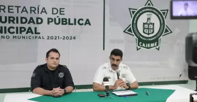 Claudio Cruz Hernndez, Jefe de la Polica Preventiva y Rodolfo Enrquez Segura,
