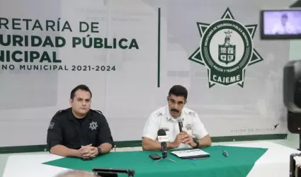 Claudio Cruz Hernndez, Jefe de la Polica Preventiva y Rodolfo Enrquez Segura,
