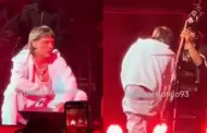 VIDEO Peso Pluma casi se queda sin pantalones en pleno concierto
