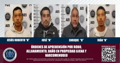 Cuatro pr�fugos de la justicia