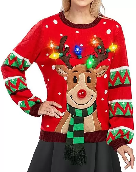 Ugly Sweater con luces LED