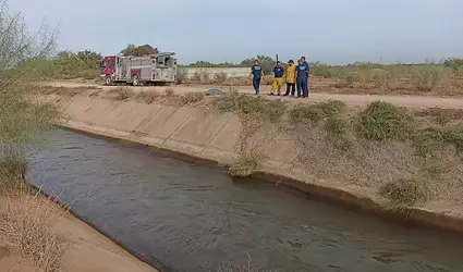 Hombre muere ahogado en canal de riego en Navojoa