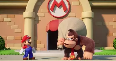Mario vs Donkey Kong.