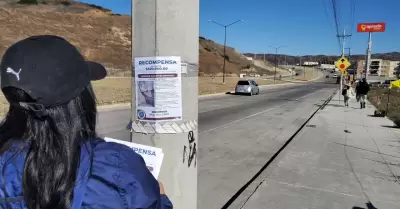 Brigada de b�squeda en el fraccionamiento Natura