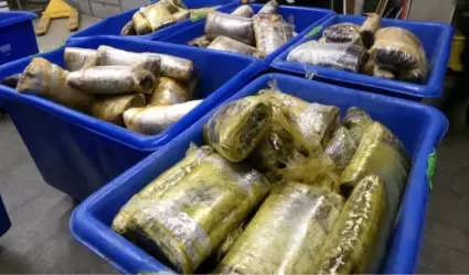 Confiscan más de 10 mdd en narcóticos en envío de pasta de jalapeño en Garita de