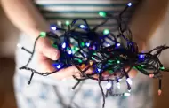 Luces navide�as para decorar el exterior de casa