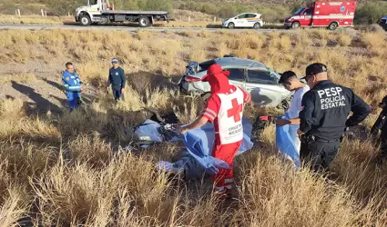 Accidente en carretera Hermosillo-Guaymas