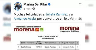 Felicita Marina del Pilar a Julieta Ramrez y Armando Ayala