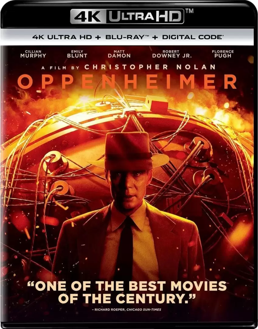 Oppenheimer en Blu-ray.