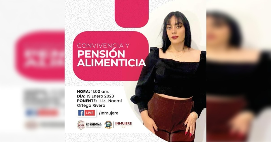Hablará Inmujere sobre la "Convivencia y Pensión Alimenticia