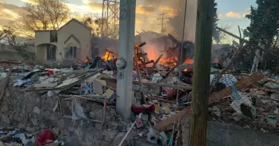 Explosin de vivienda en Cananea